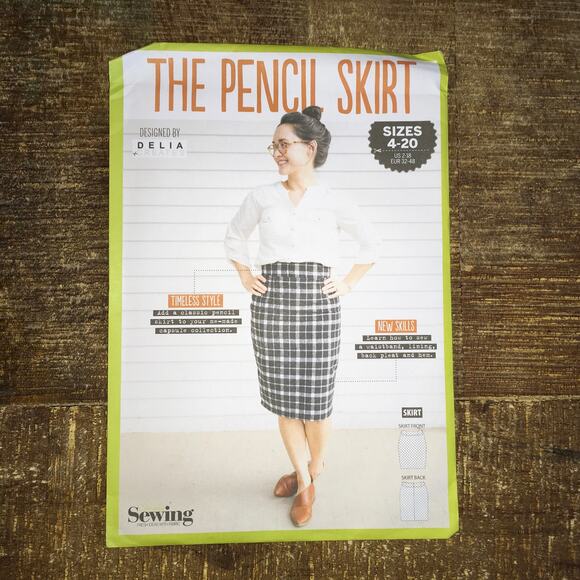 Simply Sewing Other - Simply Sewing Pattern The Pencil Skirt High Waisted Straight Classic 2-18 UNCUT